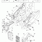 YZ450F YZ450FDW/YZ450FDL Боковая панель