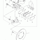 YZF-R1 YZFR1DR/YZFR1DCR/YZFR1DCL/YZFR1DCG/YZFR1DL/YZFR1DG Задний суппорт