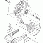 RAIDER S XV19CSDW/XV19CSDCR/XV19CSDR/XV19CSDCW Заднее колесо