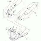 FJR1300A FJR13ADG/FJR13ADCG Выхлопная система
