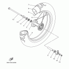 TW200 TW200D1/TW200D1C Переднее колесо