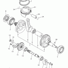 WR450F WR450FE Коленчатый вал и Поршень