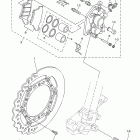 WR450F WR450FE Передний тормозной суппорт
