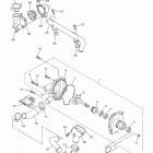 FJR1300A FJR13ADG/FJR13ADCG Водяной насос
