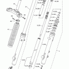 XT250 XT250DC/XT250D Передняя вилка