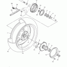 FJR1300A FJR13ADG/FJR13ADCG Заднее колесо