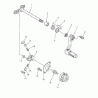 WR450F WR450FE Вал переключения