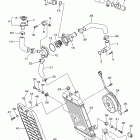 V STAR 1300 TOURER XVS13CTECB/XVS13CTEB Радиатор и Патрубки