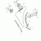 YZ250F YZ250FDW/YZ250FDL Цепь механизма газораспределения