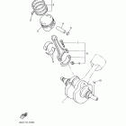 V STAR 650 CUSTOM XVS65DCB/XVS65DB Коленчатый вал и Поршень