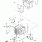 TTR50E TTR50ED Головка цилиндра