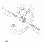TTR230 TTR230D Переднее колесо