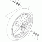 STRYKER XVS13CDW/XVS13CDCW Переднее колесо