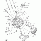TTR230 TTR230D Головка цилиндра