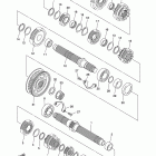 V STAR 1300 TOURER XVS13CTECB/XVS13CTEB Трансмиссия