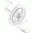 YZF-R1 YZFR1DR/YZFR1DCR/YZFR1DCL/YZFR1DCG/YZFR1DL/YZFR1DG Переднее колесо