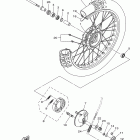 TTR110E TTR110ED Переднее колесо