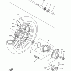 TTR50E TTR50ED Переднее колесо