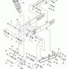 V STAR 1300 DELUXE XVS13CTFEC/XVS13CTFE Задний рычаг подвески