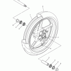 FZ1 FZS10E/FZS10EC Переднее колесо