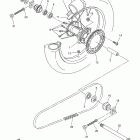 WR25R WR25RE/WR25REC Заднее колесо