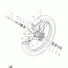 YZ250 YZ250E2 Переднее колесо