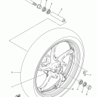 RAIDER S XV19CSDW/XV19CSDCR/XV19CSDR/XV19CSDCW Переднее колесо