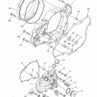 YZ450F YZ450FDW/YZ450FDL Крышка картера двигателя