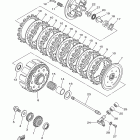 YZ250 YZ250E2 Сцепление
