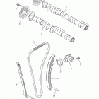 YZF-R1 YZFR1DR/YZFR1DCR/YZFR1DCL/YZFR1DCG/YZFR1DL/YZFR1DG Цепь механизма газораспределения