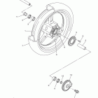 FJR1300A FJR13ADG/FJR13ADCG Переднее колесо