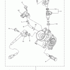 YZ450F YZ450FDW/YZ450FDL Впускная система 2