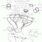 V STAR 1300 DELUXE XVS13CTFEC/XVS13CTFE Облицовка стекла