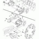 YZ450F YZ450FDW/YZ450FDL Задний суппорт