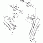 V STAR 950 TOURER XVS95CTEB/XVS95CTECB Цепь механизма газораспределения