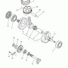 YZ250F YZ250FDW/YZ250FDL Коленчатый вал и Поршень