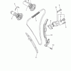 WR450F WR450FE Цепь механизма газораспределения