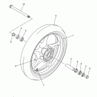 FZ6R FZ6RDL/FZ6RDCL Переднее колесо