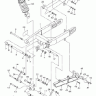 V STAR 1300 TOURER XVS13CTECB/XVS13CTEB Задний рычаг подвески