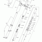 V STAR 950 TOURER XVS95CTEB/XVS95CTECB Передняя вилка