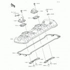 Z1000 ABS (ZR1000-GEFA) Крышка головки цилиндров