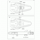 KX85 (KX85-CEF) Наклейки предупреждения