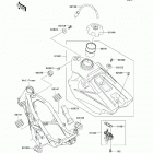 KX85 (KX85-CEF) Топливный бак