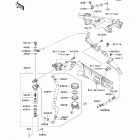 Ninja ZX-14R (ZX1400-EEFA) Задний торм цилиндр