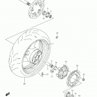 GSX-R600 Заднее колесо