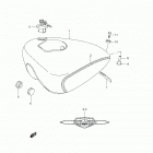 LS650 Boulevard S40 Fuel tank (ls650l3 e28)