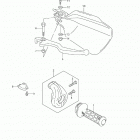 DR650SE Рукоятка газа и тормоза