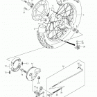 DR-Z125,L Rear wheel (dr-z125l3 e28)