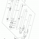 VZ1500 Boulevard M90 Передняя вилка