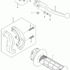 DR-Z400S Рукоятка газа и тормоза